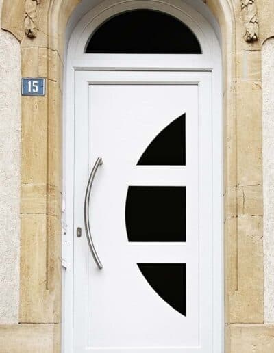 Portes d’entrée, chantier Winfox 6
