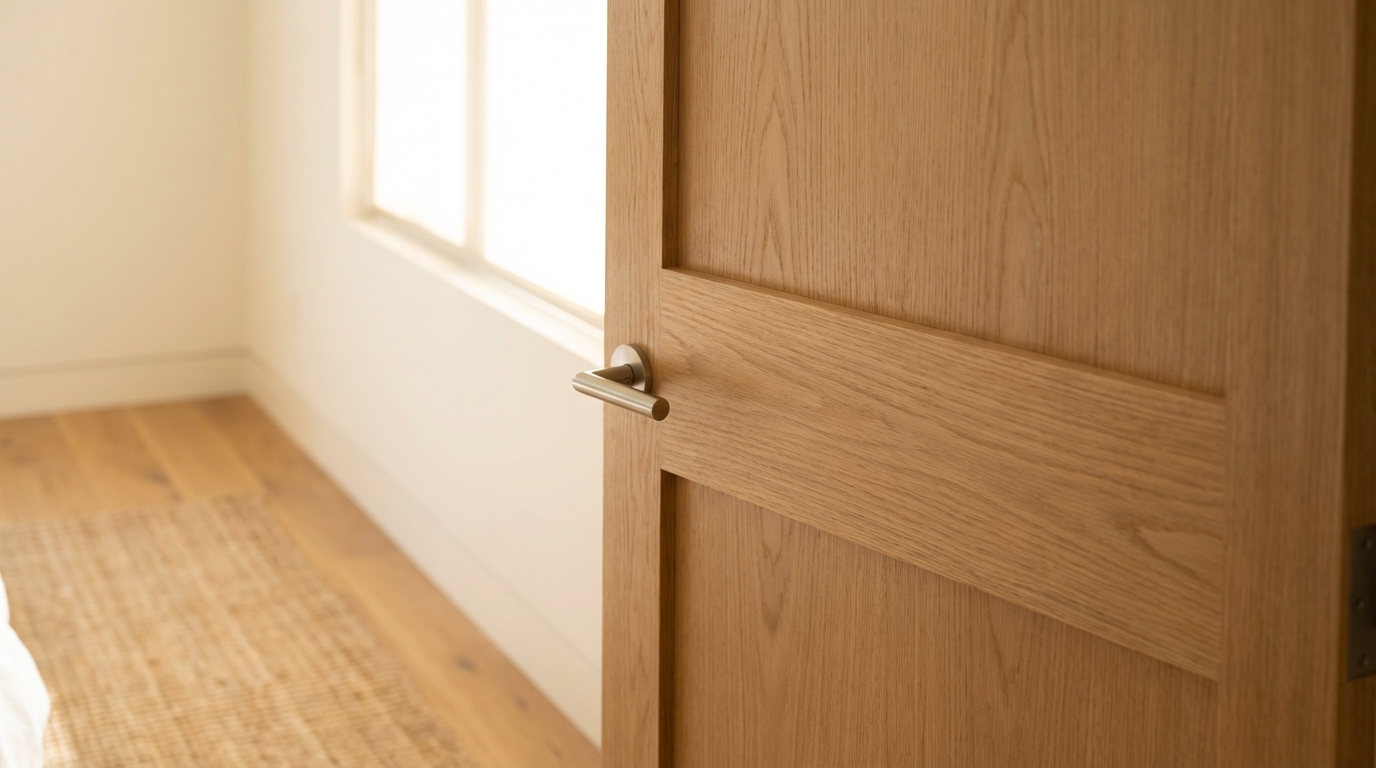 2. Une porte intérieur au Bois Naturel et Clair