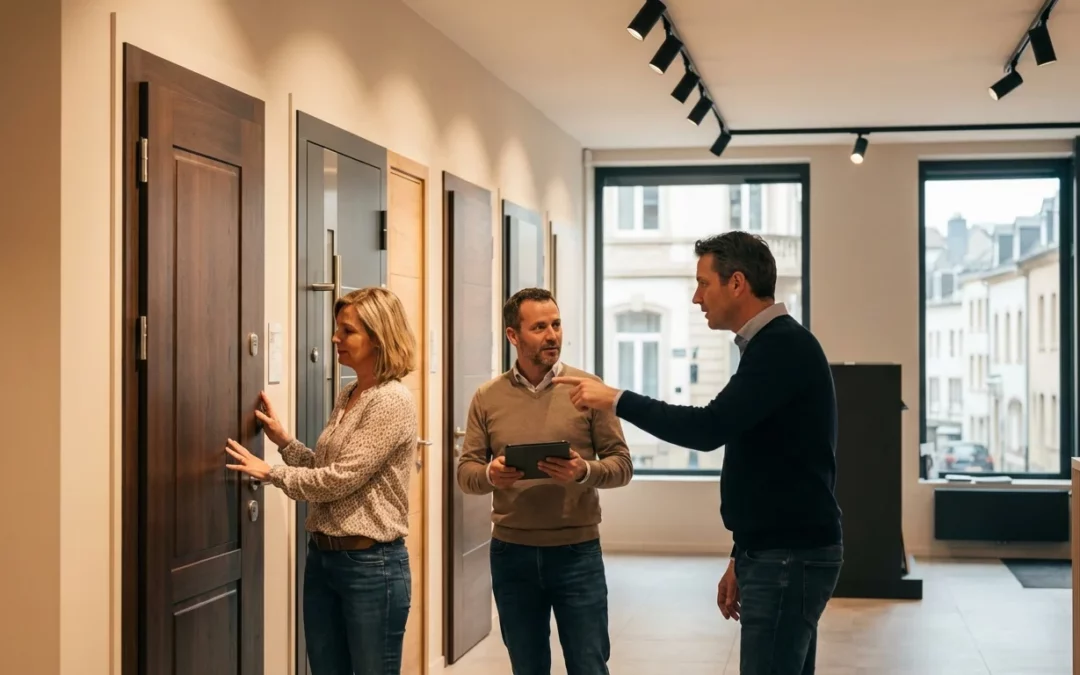 Découvrez comment sélectionner votre porte blindée au Luxembourg. Guide complet Winfox sur les normes, types (maison, appartement), points de sécurité et installation.