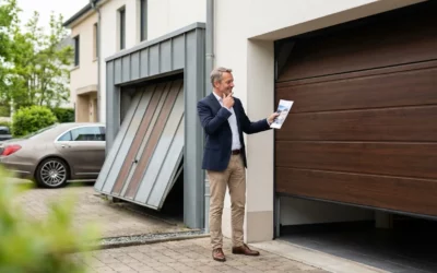 Porte de garage sectionnelle vs basculante au Luxembourg